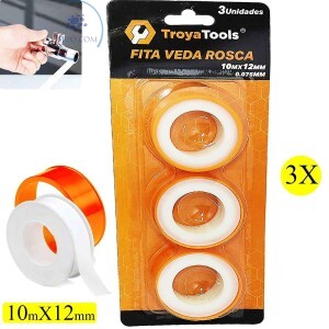 FITA VEDA ROSCA 10mX12mm 3UND. (TRY-0130)