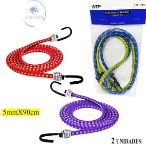 ELÁSTICO EXTENSOR 02 UNIDADES 90cm (ATF-4451)