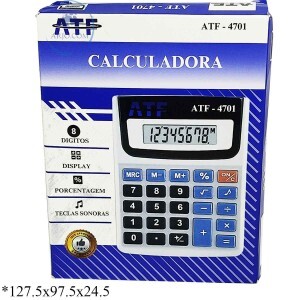 CALCULADORA ELETRÔNICA (ATF-4701)
