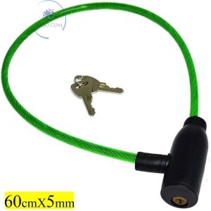 CADEADO PARA BICICLETA 5mmX60cm (ATF-4056)