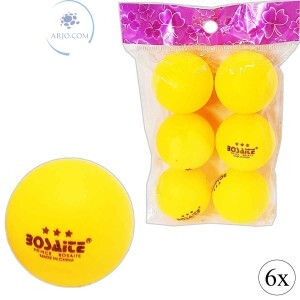 KIT BOLINHAS DE PING PONG 6 UNIDADES (ATF-2601)