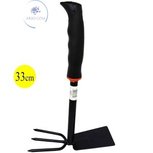  ENXADA COM ANCINHO DE MÃO PARA JARDINAGEM 33cm (ATF-2681)