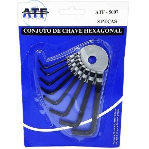 JOGO DE CHAVE ALLEN 08 UNIDADES (ATF-5007)