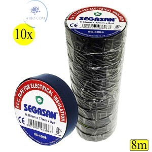 FITA ISOLANTE 8m 10 UNIDADES (ATF-2581)