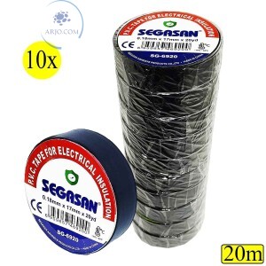 FITA ISOLANTE 20m 10 UNIDADES (ATF-2582)