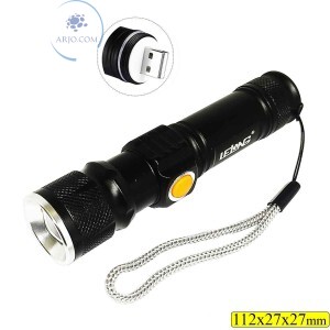 LANTERNA RECARREGÁVEL USB (LE-8313)