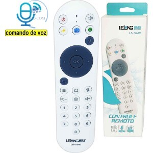 CONTROLE REMOTO RECEPTOR BTV B13 COM VOZ (LE-7640)