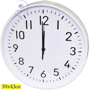 RELÓGIO DE PAREDE QUADRADO 30cm (MAX-621001-58)