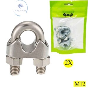 GRAMPO PARA CABO DE AÇO M12 (ID-0191G)