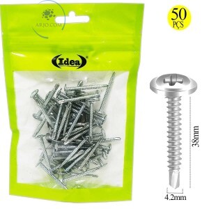 PARAFUSO BROCANTE 50 UNIDADES 4.2mm X 38mm (ID-0182P)